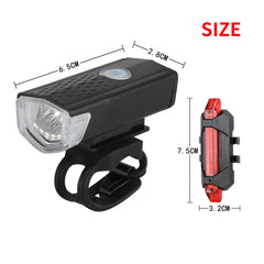 Bicycle Rechargeable USB LED Light Set