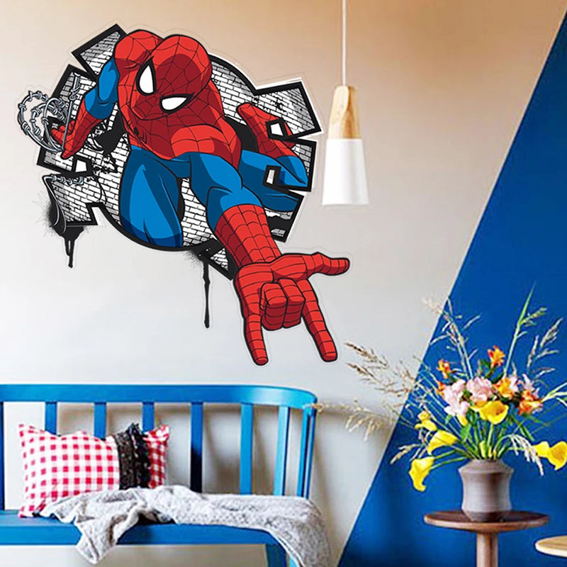 3D Spiderman Wall Stickers