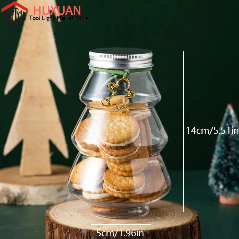 500ml Christmas Candy Biscuits Bottle