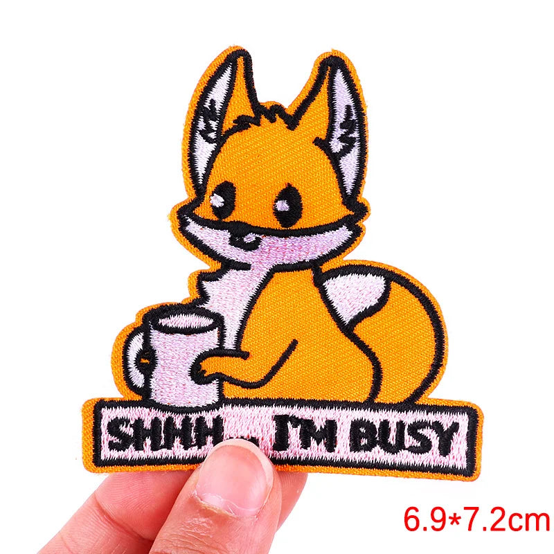 Funny Animals Embroidered Patches