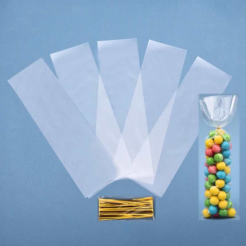 Transparent Candy Bags With Ties