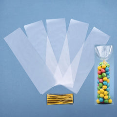 Transparent Candy Bags With Ties