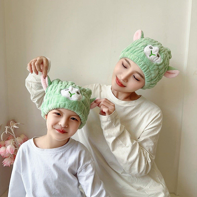 1pcs Kids Hair Fast Drying Towel Bath