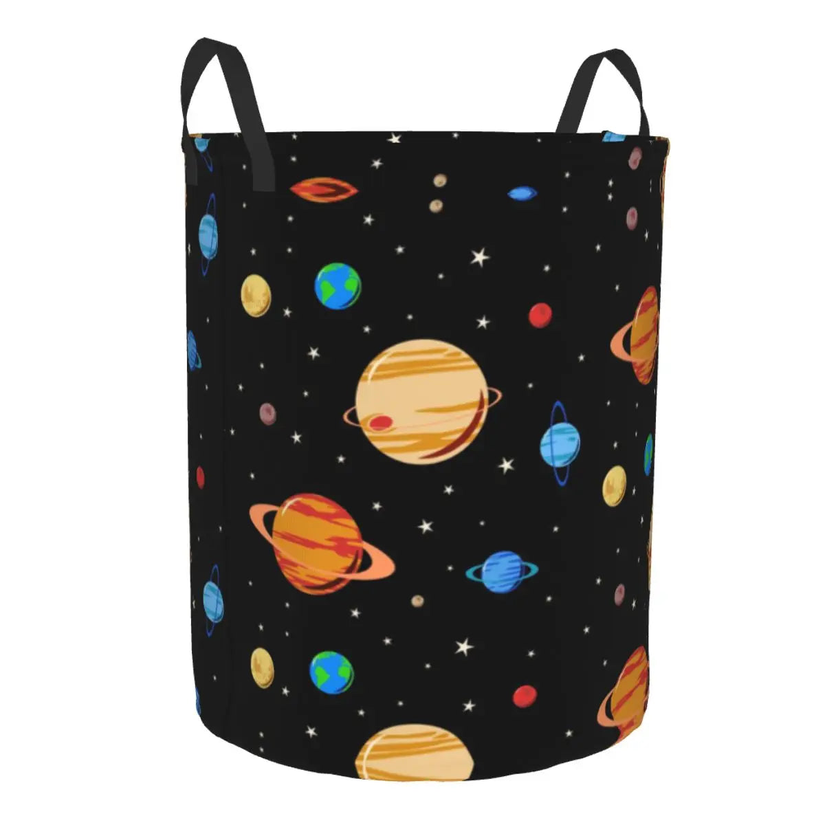 Planets Pattern Laundry Foldable Basket