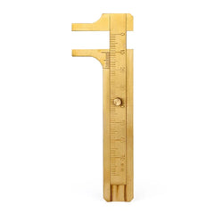 80/100mm Mini Brass Sliding Ruler