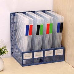 Anti-skid Buckle Clear Portable File Storage