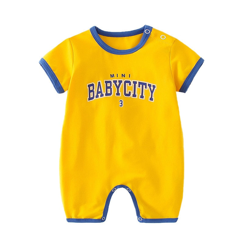 Baby Romper Sport Uniform Infant Kids Cotton Jumpsuit