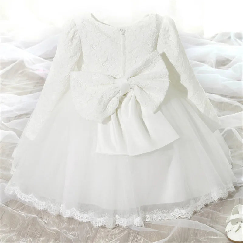 Newborn Baby Girl Long Sleeve Dress