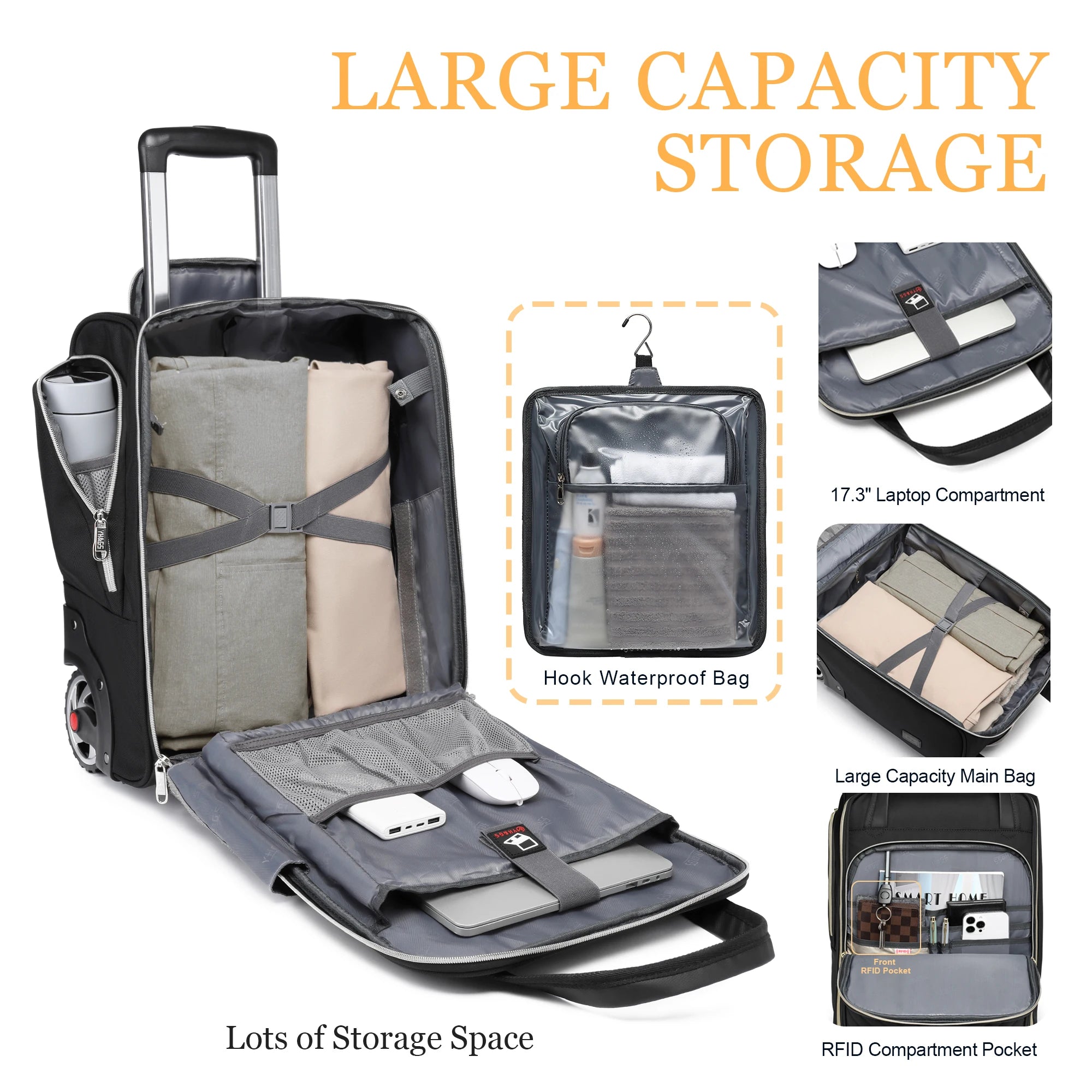 Business Trolley Laptop Bag