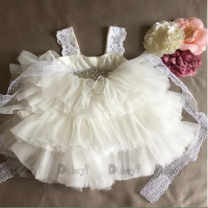 Vintage Princess Girl Birthday Party Dress