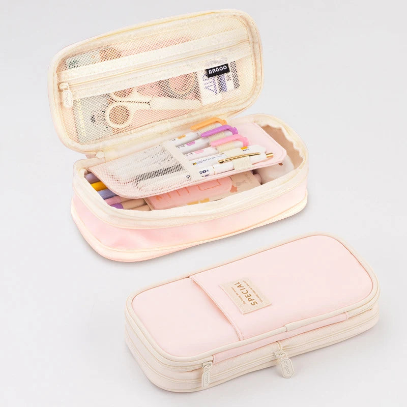 Creative Double Layers Pencil Case