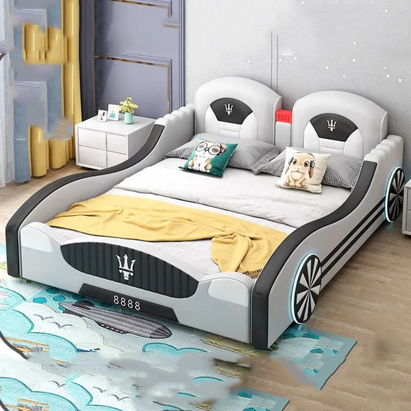 Boys Twin King Car Luxury Bed