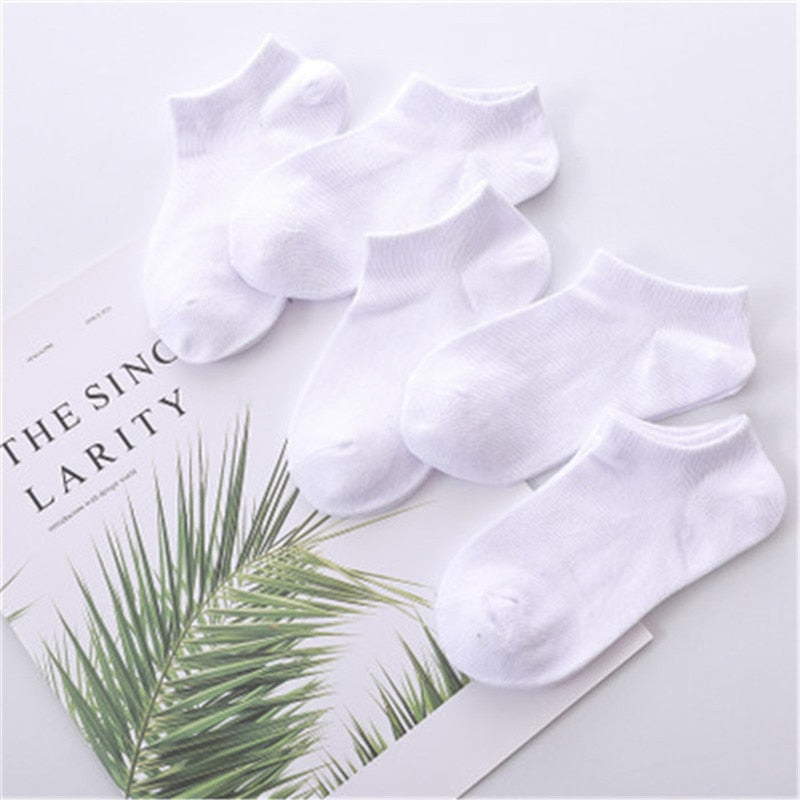 5 Pairs Children Socks Boy Girl Baby Cotton Soft Breathable