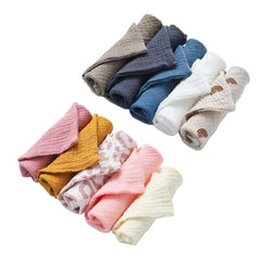 5 Pcs Baby Towels Muslin Cloth Hand Face Wipes