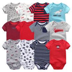 6PCS/Set Unisex Newborn Baby Cotton Cartoon Girls Jumpsuits