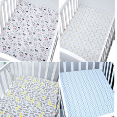 Crib Sheets Fits For Babies And Toddlers In Bedding Set Muslinlife Cotton