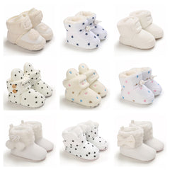 Newborn Baby Shoes Boy Girl First Walkers Cotton Comfort Soft Anti-slip