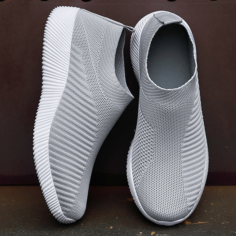 Women Shoes Breathable Flats Elastic Flat Shoes For Women Sneakers Spring Summer Footwear Lightweight Sports Shoes