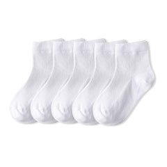 5 Pairs Children Socks Boy Girl Baby Cotton Soft Breathable