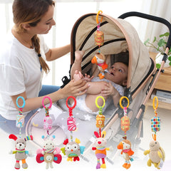 Baby Sensory Hanging Rattles Soft Learning Toy Plush