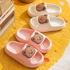 Cute Bear Children's Slippers Soft Bottom Sandals