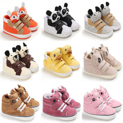 Baby Shoe Boy Girl Baby Cute Animal Face First Baby Ankle Boot Cotton